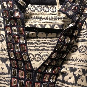 THML jewelled neck tunic. 1of a kind showstopper!